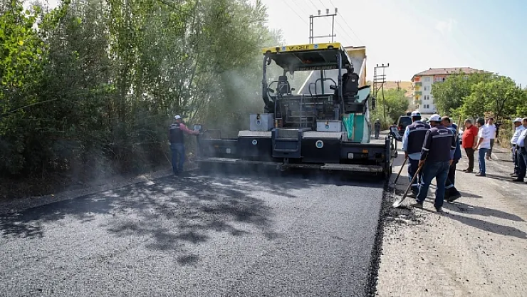 Battalgazi'de 2022 sıcak asfalt serim yılı oldu
