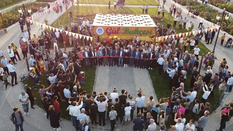 Battalgazi'de gül bahçesi hizmete açıldı