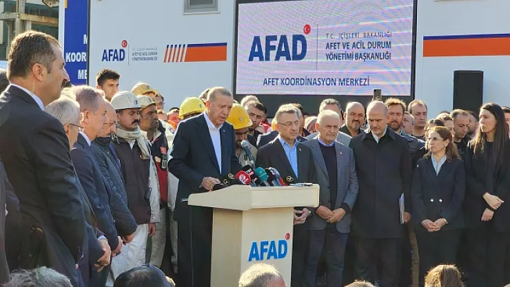 Cumhurbaşkanı Erdoğan: Merhumlarımızın sayısı 41 oldu