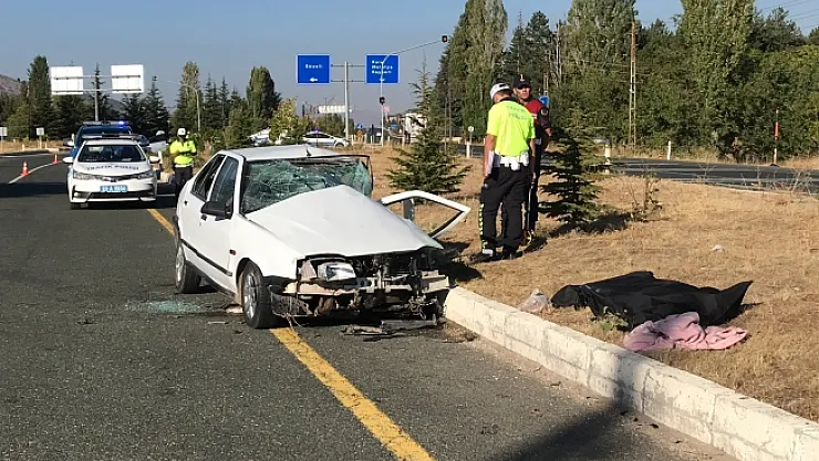 Elazığ- Malatya Karayolunda kaza: 1ölü