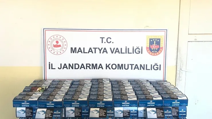 Kaçak sigaralar kontrole takıldı