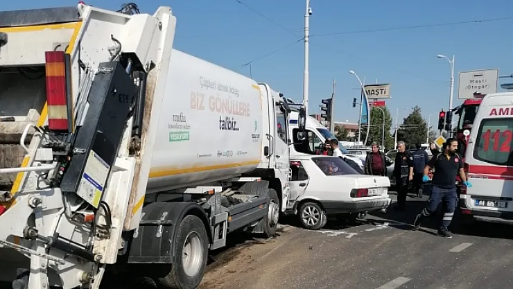 Malatya'da zincirleme kaza: 2 yaralı