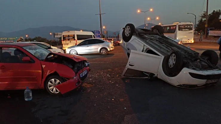 Malatya'da iki otomobil çarpıştı: 1 yaralı