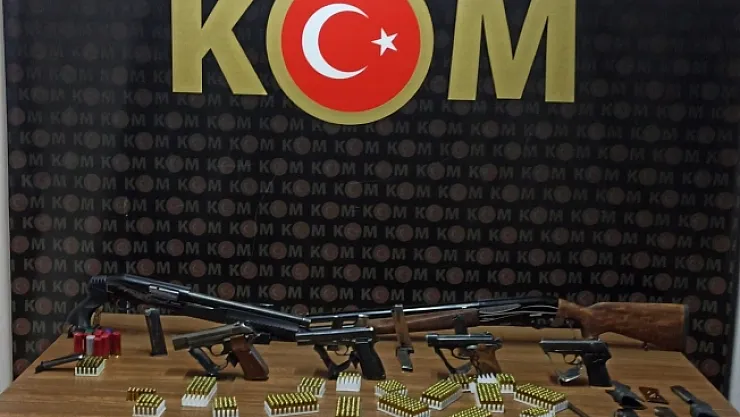 Malatya'da silah ticaretine büyük darbe: 8 tutuklama