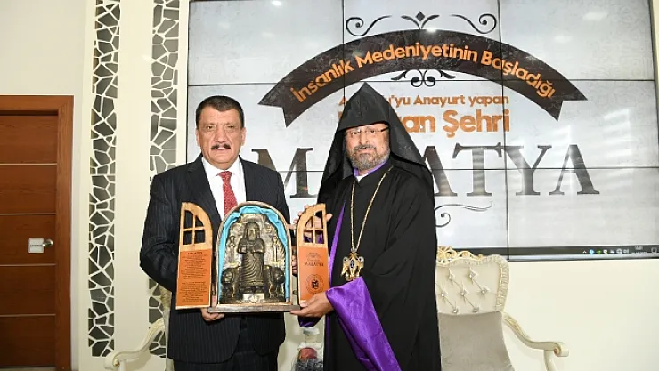 Türkiye Ermenileri Patriği Maşalyan'dan  Gürkan'a ziyaret