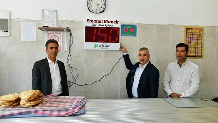 Yeşilyurt'ta 'Emanet Ekmek' fırın sayısı 132'e yükseldi