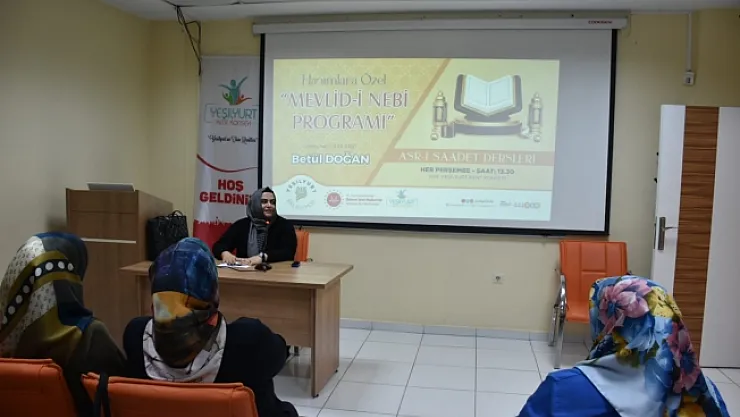 Yeşilyurt'ta 'Mevlid-İ Nebi Haftası' özel programı