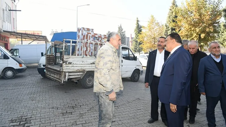 Başkan Gürkan, sanayi esnafının sorunlarını dinledi