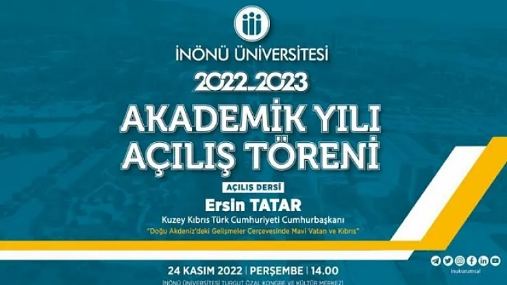 KKTC Cumhurbaşkanı Tatar Malatya'ya gelecek