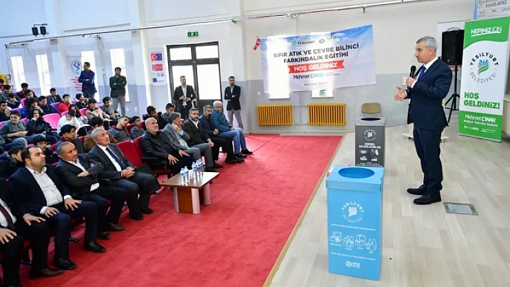 Lise öğrencilerine çevre eğitimi