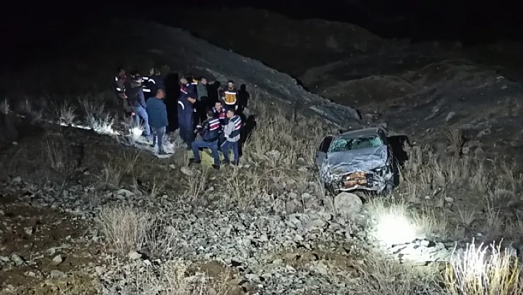 Otomobil 60 metreden şarampole uçtu: 1 ölü, 1 yaralı