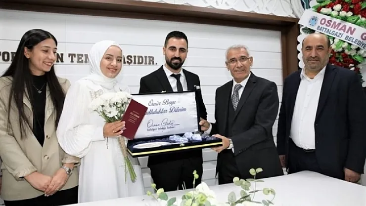 Battalgazi'de 20 çift, 12.12.2022 tarihinde 'Evet' dedi