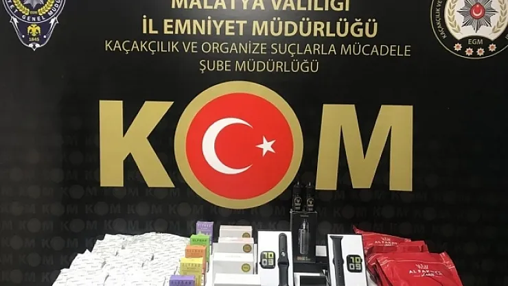 Polisten gümrük kaçağı ürünlere geçit yok