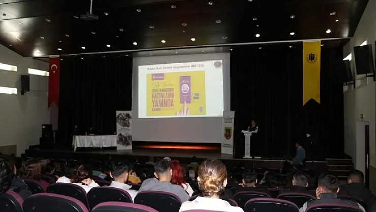 Üniversite öğrencilerine KADES anlatıldı