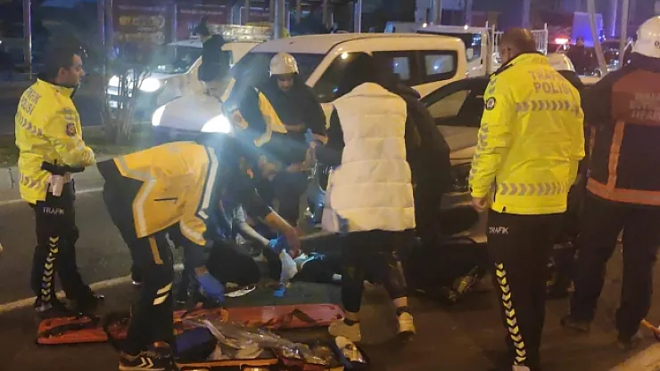 Yolun karşısına geçerken otomobilin çarptığı çocuk ağır yaralandı