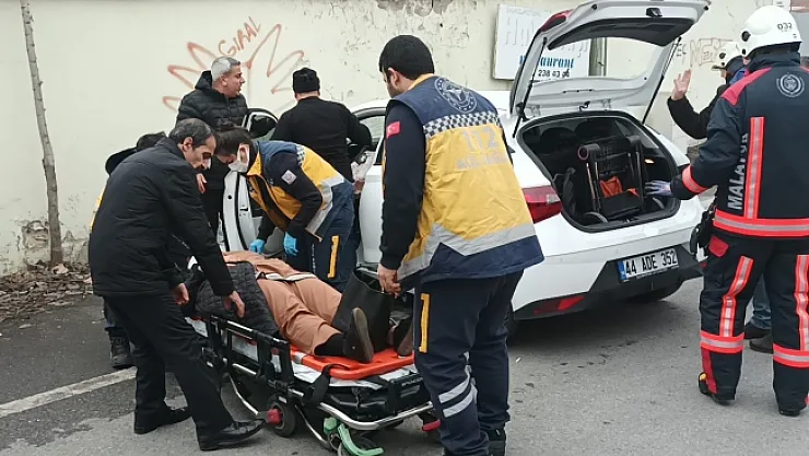 Kontrolden çıkan otomobil duvara çarptı: 1 yaralı