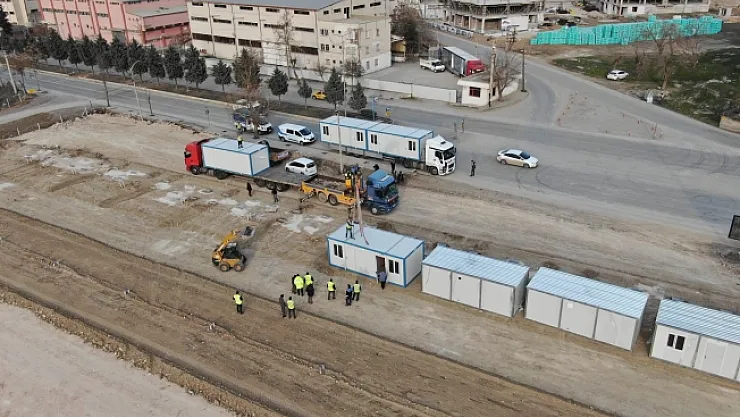 Bağcılar Belediyesi, Malatya'da konteyner kent kuruyor