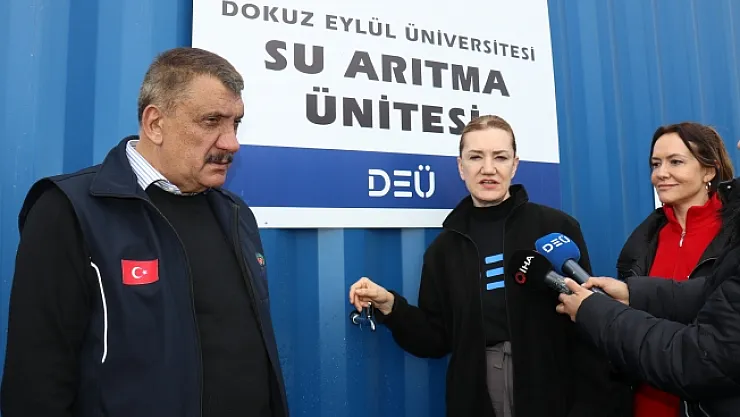 Dokuz Eylül Üniversitesi'nden Malatya'ya mobil su arıtma tesisi