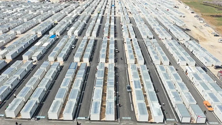 Konteyner kentlerde asfaltlama çalışmaları