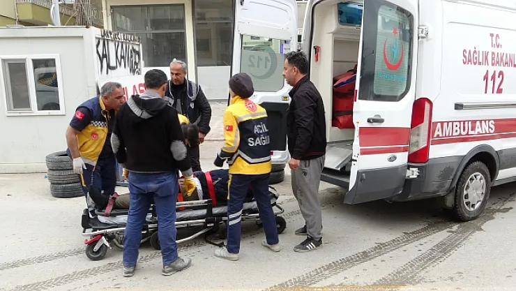 Cipin çarptığı yaya yaralandı