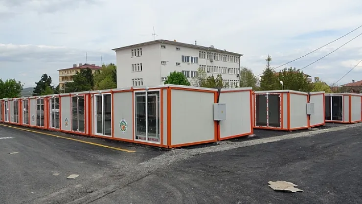 Konteyner çarşılar hizmet vermeye başladı