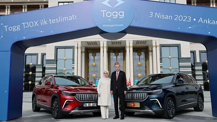 Togg'da ilk teslimat Cumhurbaşkanı Erdoğan'a