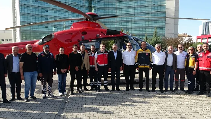 Helikopter ambulans Malatya'da hizmete başladı