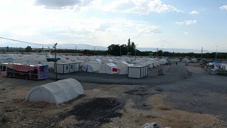 Çadır kentte taciz iddiası: 1 gözaltı