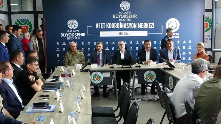 Bakan Işıkhan Malatya'da Afet Koordinasyon Toplantısına katıldı