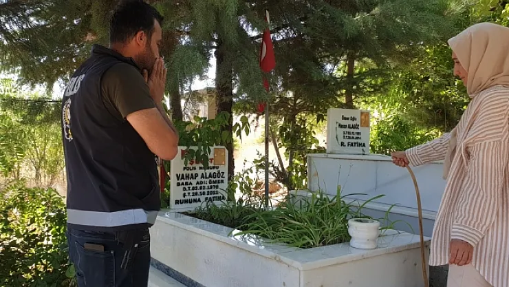 Depremde hasar gören şehit polisin hayratı restore edildi