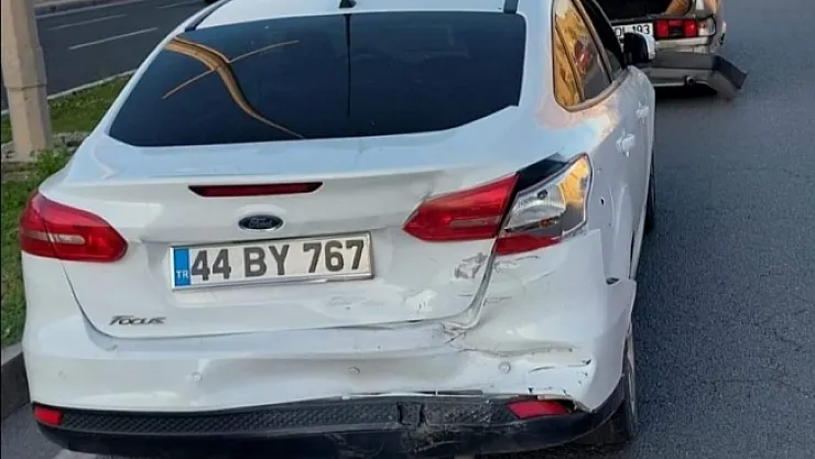 Malatya'da iki ayrı kaza : 4 yaralı