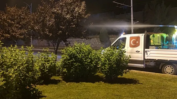 Malatya'da ilaçlama çalışmaları sürüyor