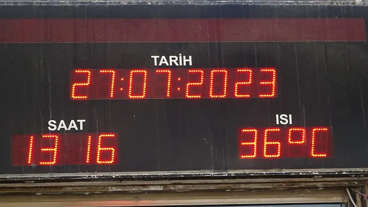 Malatya'da sıcaklar bunaltıyor