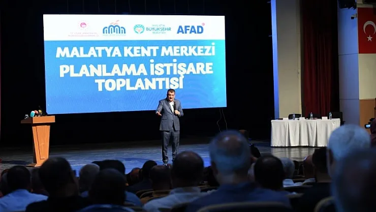 Malatya'nın kent merkezi için hazırlanan proje görücüye çıktı