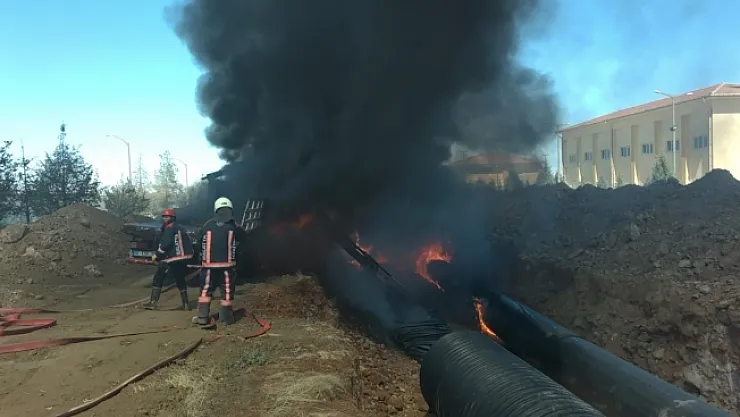 OSB'de korkutan yangın!