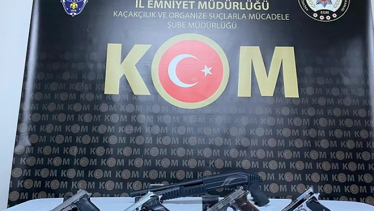 Ruhsatsız silah operasyonu: 1 gözaltı