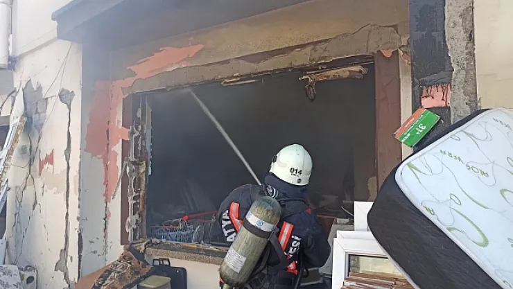 Malatya'da ev yangını