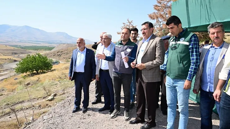 Tüfenkci, Yenice Göleti inşaat sahasını inceledi