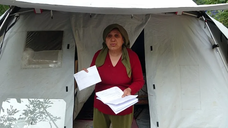 Depremzede ailenin prefabrik ev hayalini çaldılar!