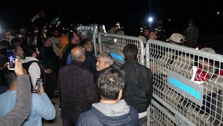 Malatya Kürecik Radar Üssü'nde İsrail'e protesto!