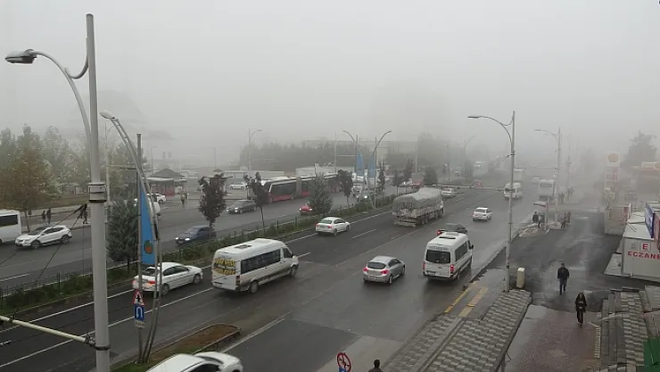 Malatya'da sis etkili oluyor