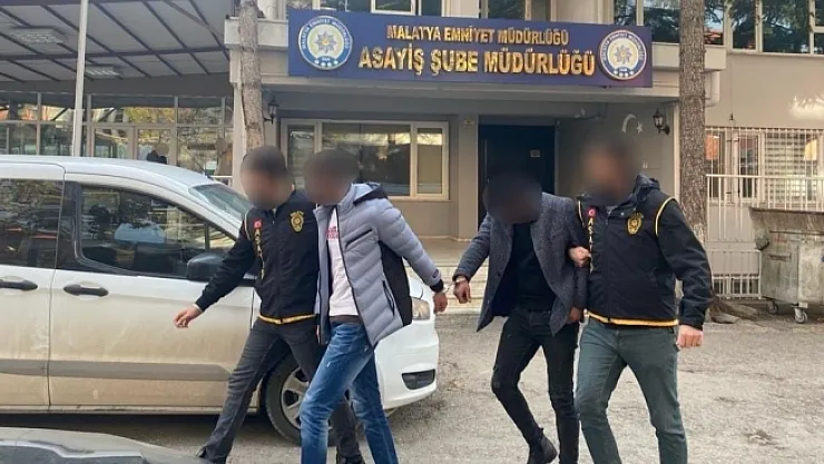 Malatya'da 11 hırsızlık olayı! 3 zanlı tutuklandı!