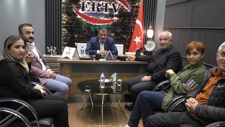 Başkan Gürkan'dan ERTV'ye destek ziyareti!