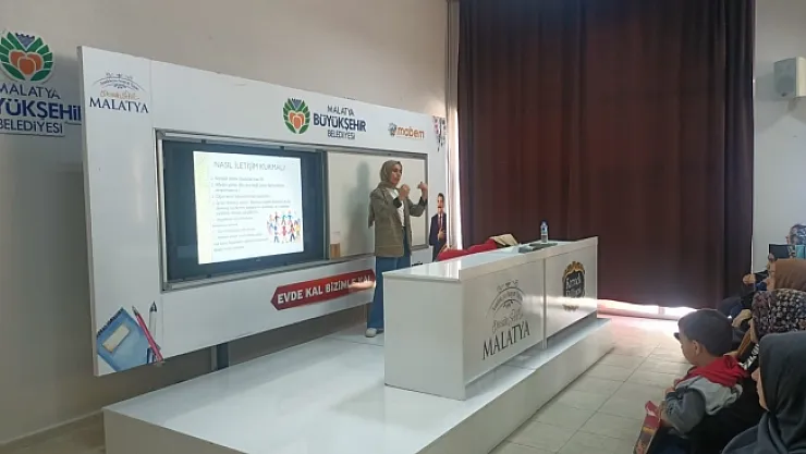 Malatya'da ebeveynlere eğitim semineri verildi