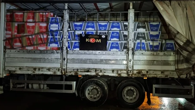 Malatya'da 5 milyon 500 bin adet makaron ele geçirildi