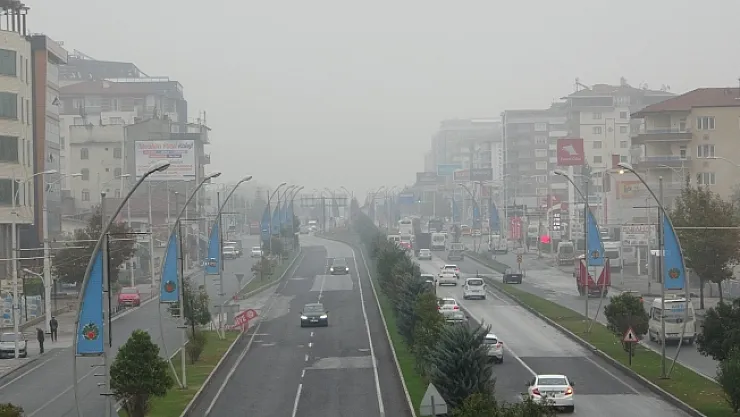 Malatya'da sağanak ile sis etkili oluyor