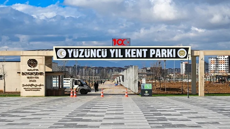 100. Yıl kent parkında sona yaklaşıldı