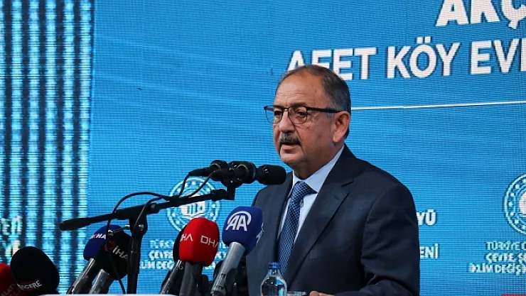 Bakan Özhaseki Malatya'da... - &quotKentsel dönüşümden başka çare yok"