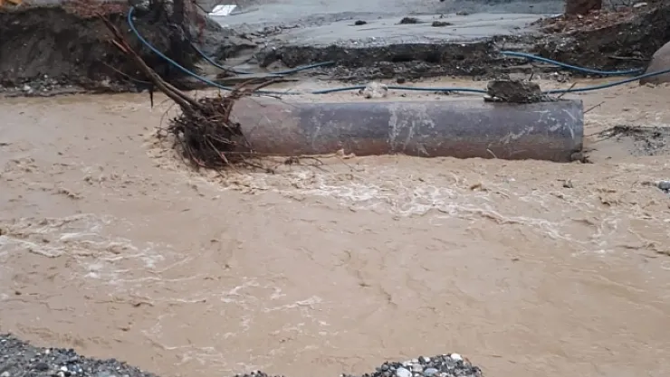 Doğanşehir'i sel vurdu!