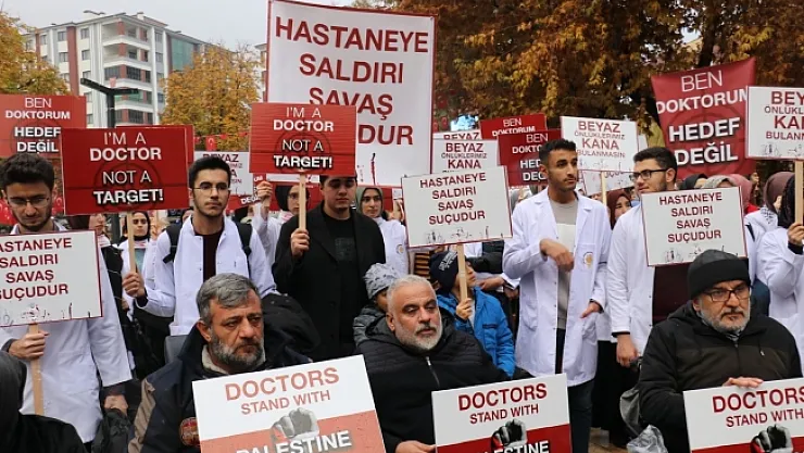 Hekimlerden Filistin için &quotsessiz yürüyüş"